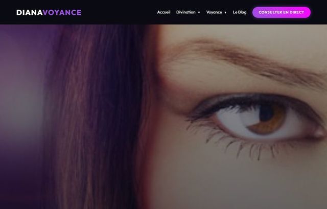 Page d'accueil de diana-voyance.fr
