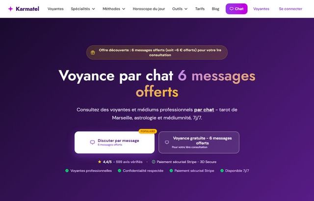 Page d'accueil de karmatel.fr