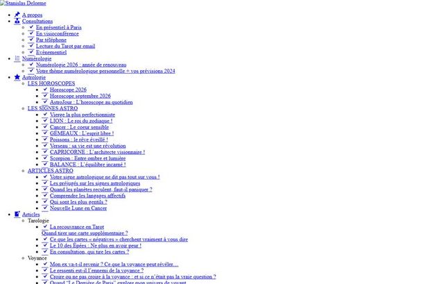 Page d'accueil de stanislasdelorme.com