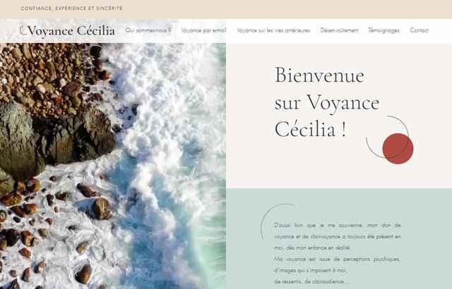 Page d'accueil de voyance-cecilia.com