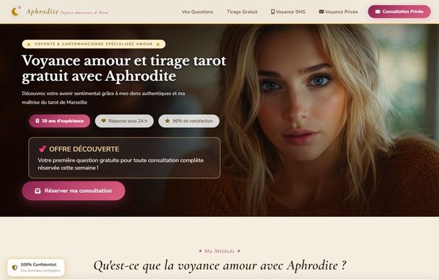 Page d'accueil de voyanceamoureuse.net